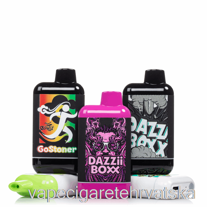 Vape Hrvatska Dazzleaf Dazzii Boxx 510 Baterija Btc Zlatna / Crna (koža)